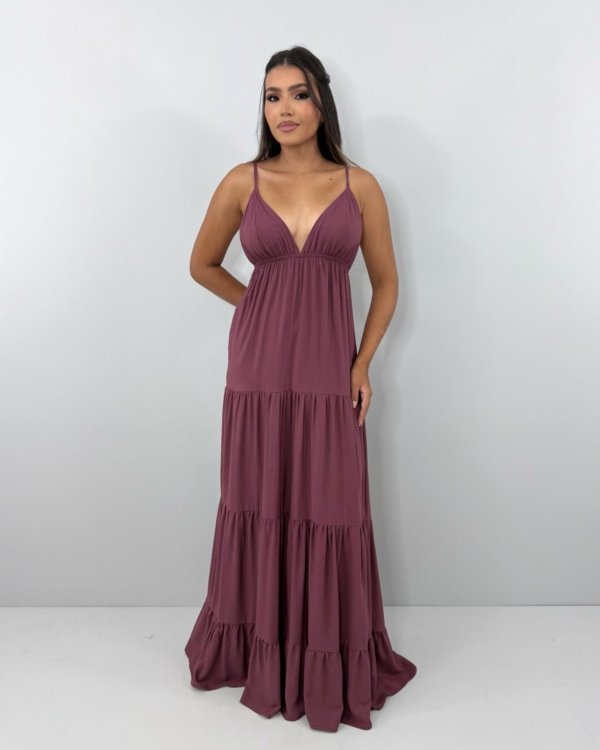 Vestido Sophia - Marrom