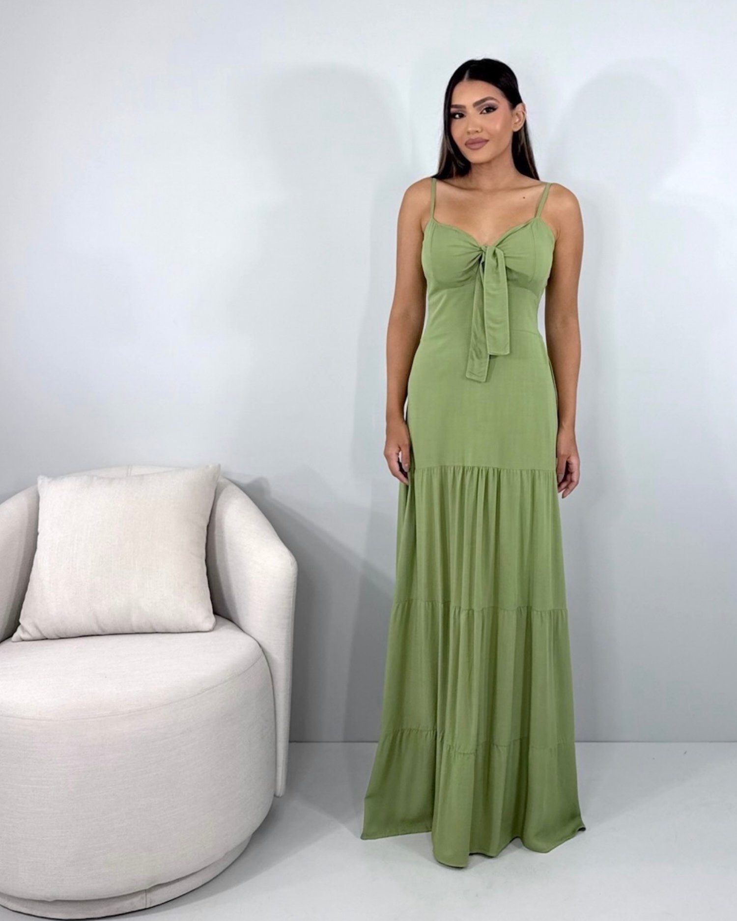 Vestido Camila - Folhagem - Image 6