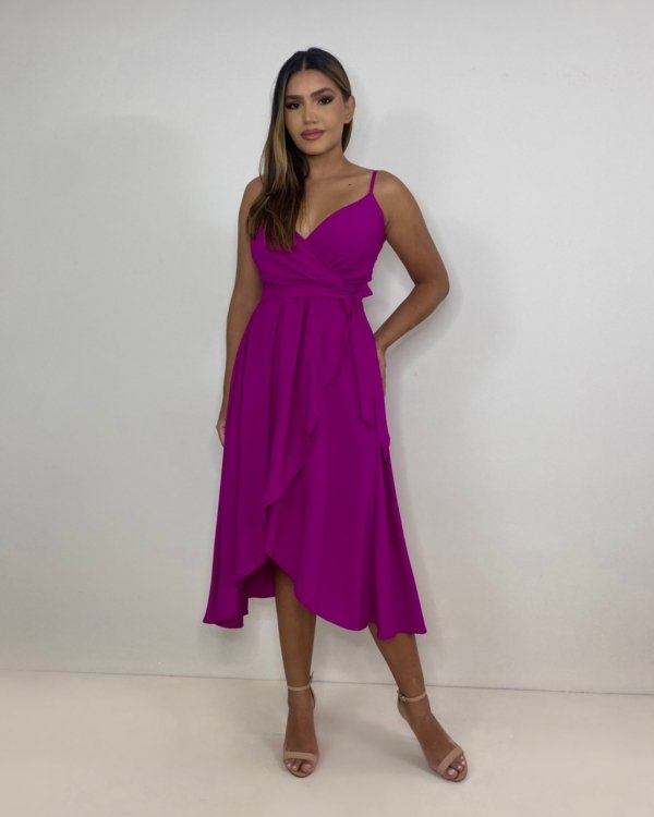 Vestido Hermione - Fúcsia