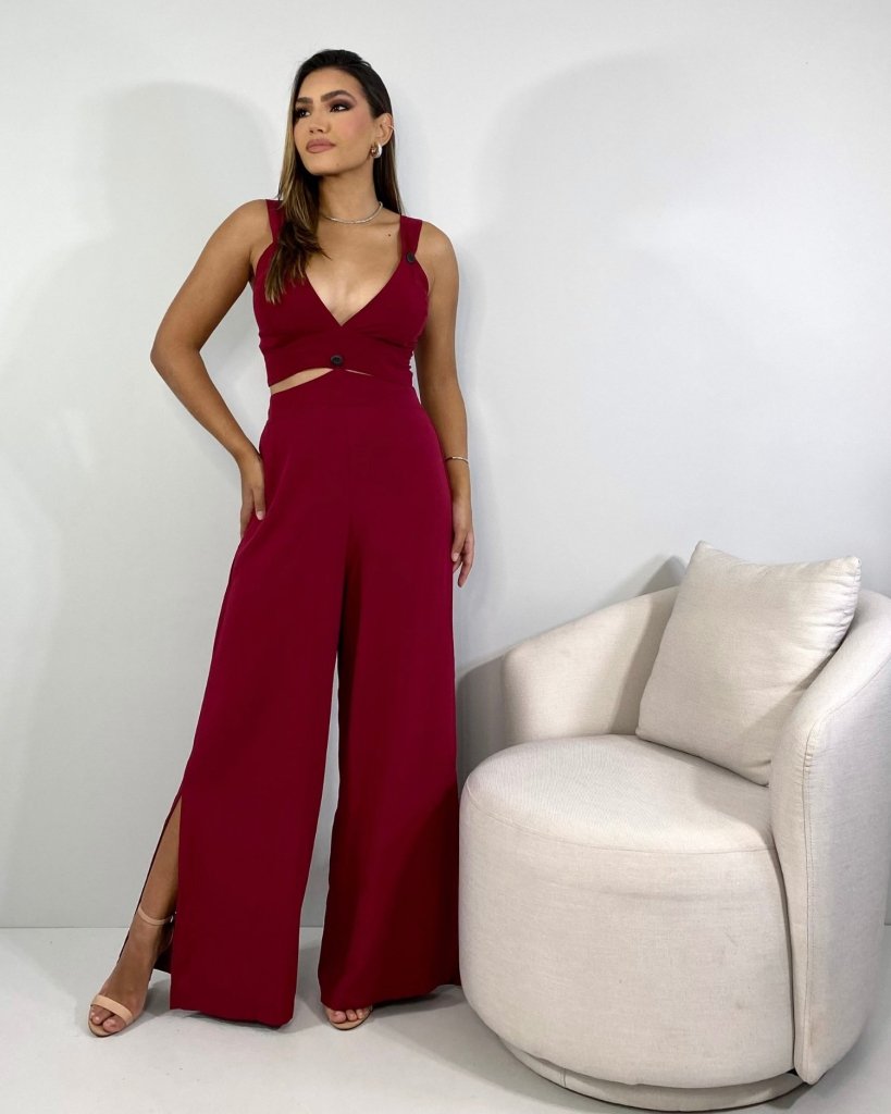 Macacão Maíra - Marsala