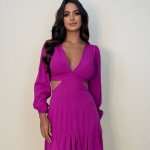 Vestido Cláudia – Fúcsia