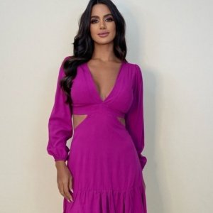 Vestido Cláudia - Fúcsia - Image 1