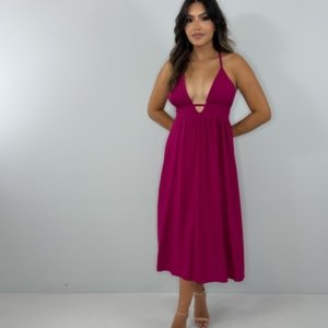 Vestido Heloína - Cereja - Image 1