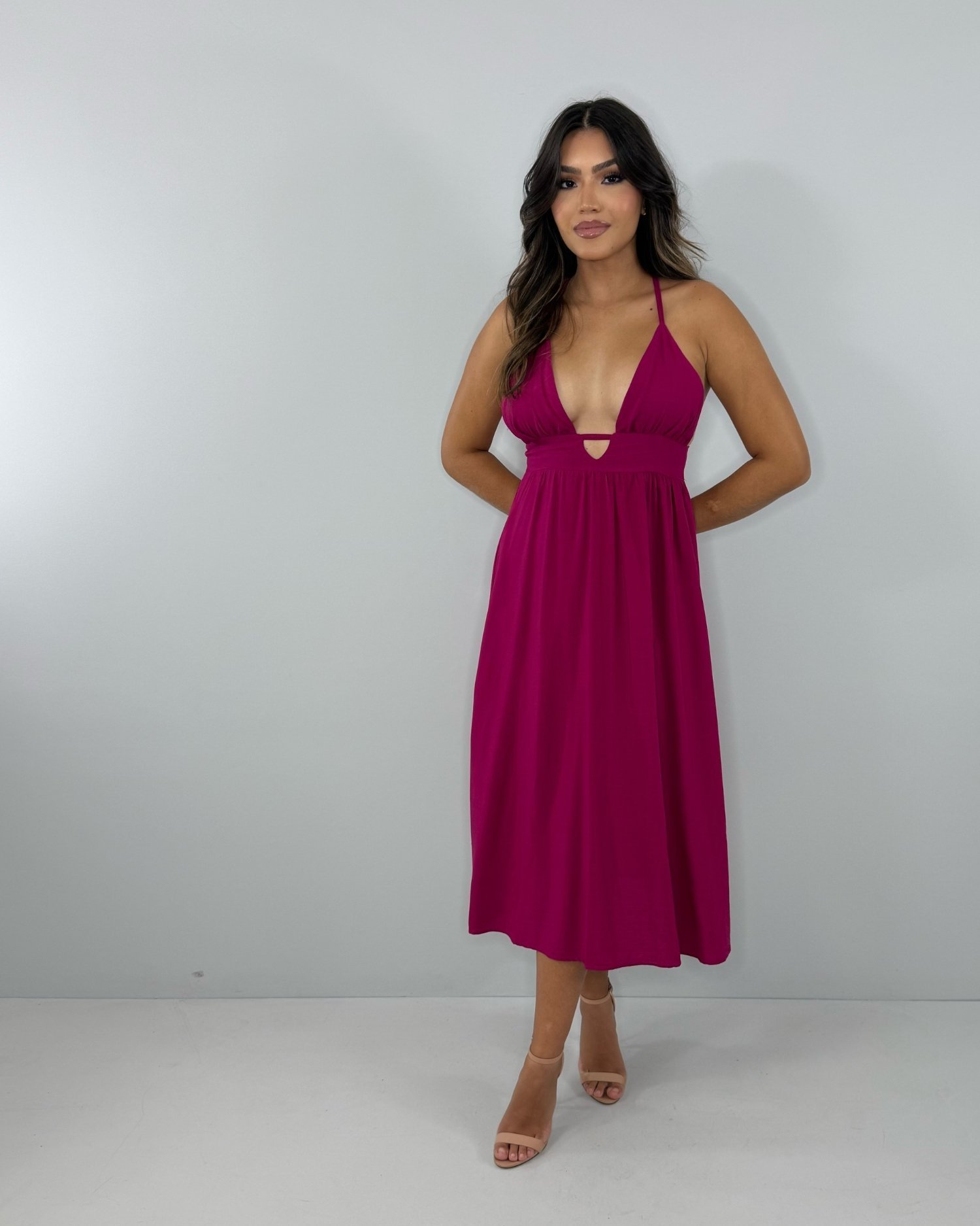 Vestido Heloína - Cereja - Image 1