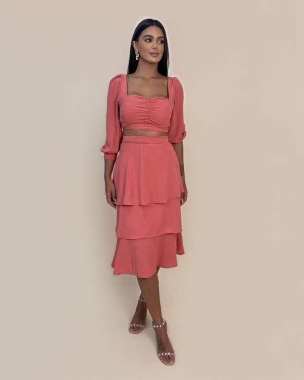 Conjunto Olga em Duna - Rosê