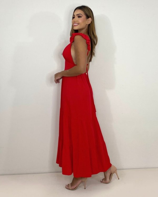 Vestido Maitê - Vermelho