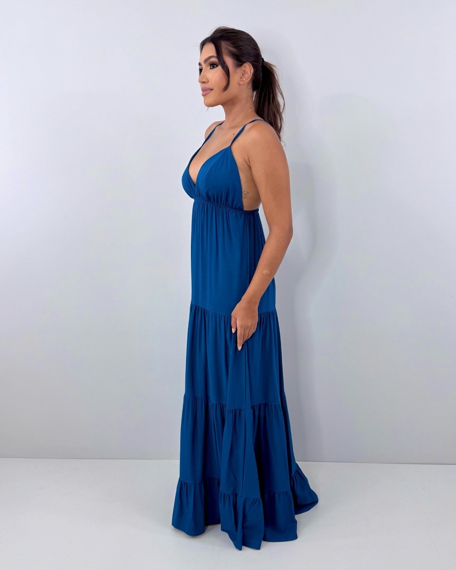 Vestido Sophia - Azul Petróleo - Image 2