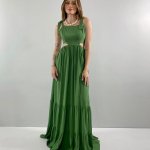 Vestido Pérola – Verde Militar