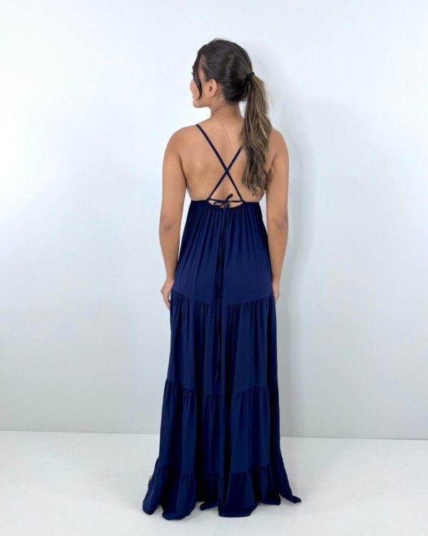 Vestido Sophia - Azul Marinho