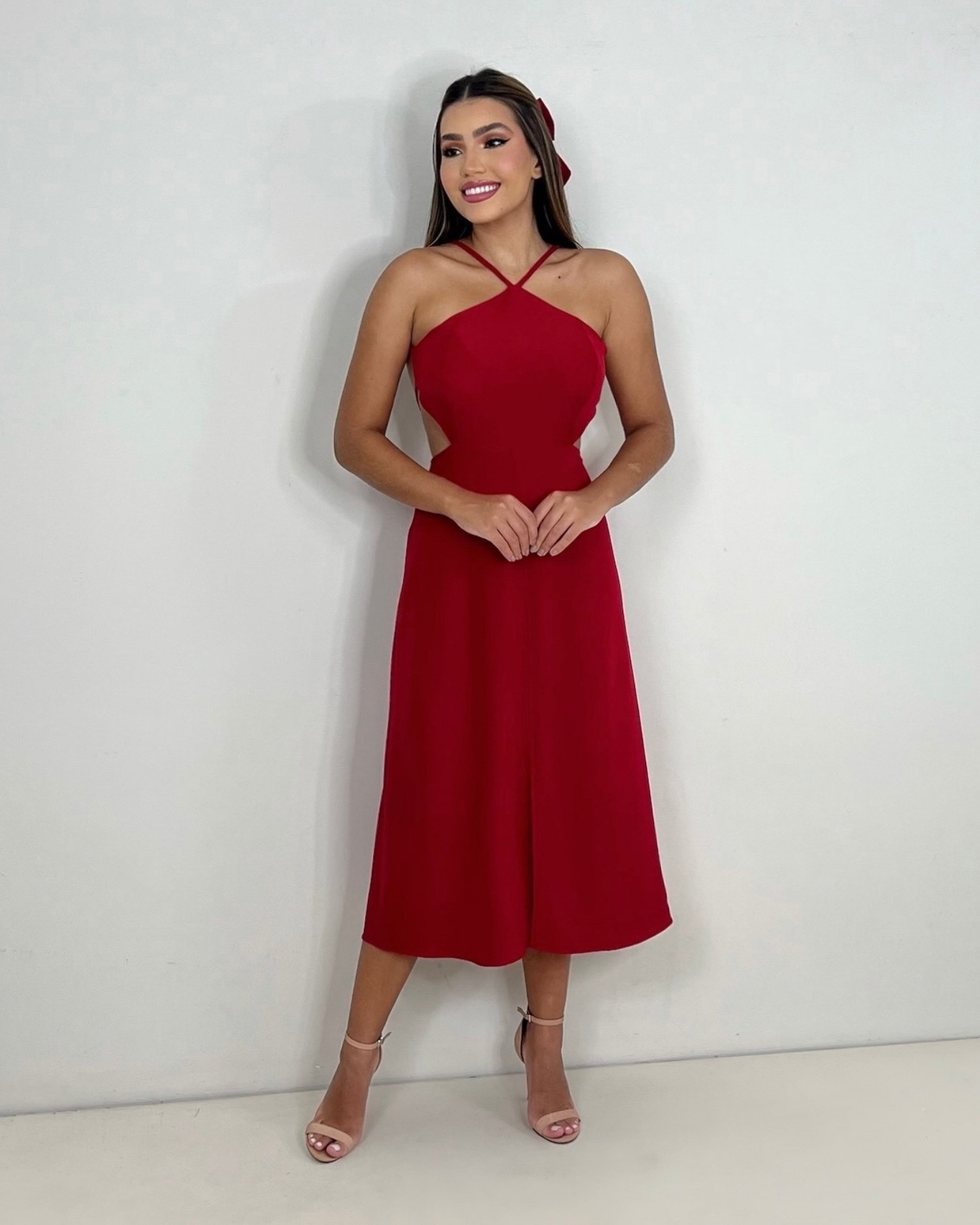 Vestido Patrícia - Vermelho - Image 8