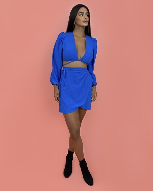 Cropped Simone - Azul