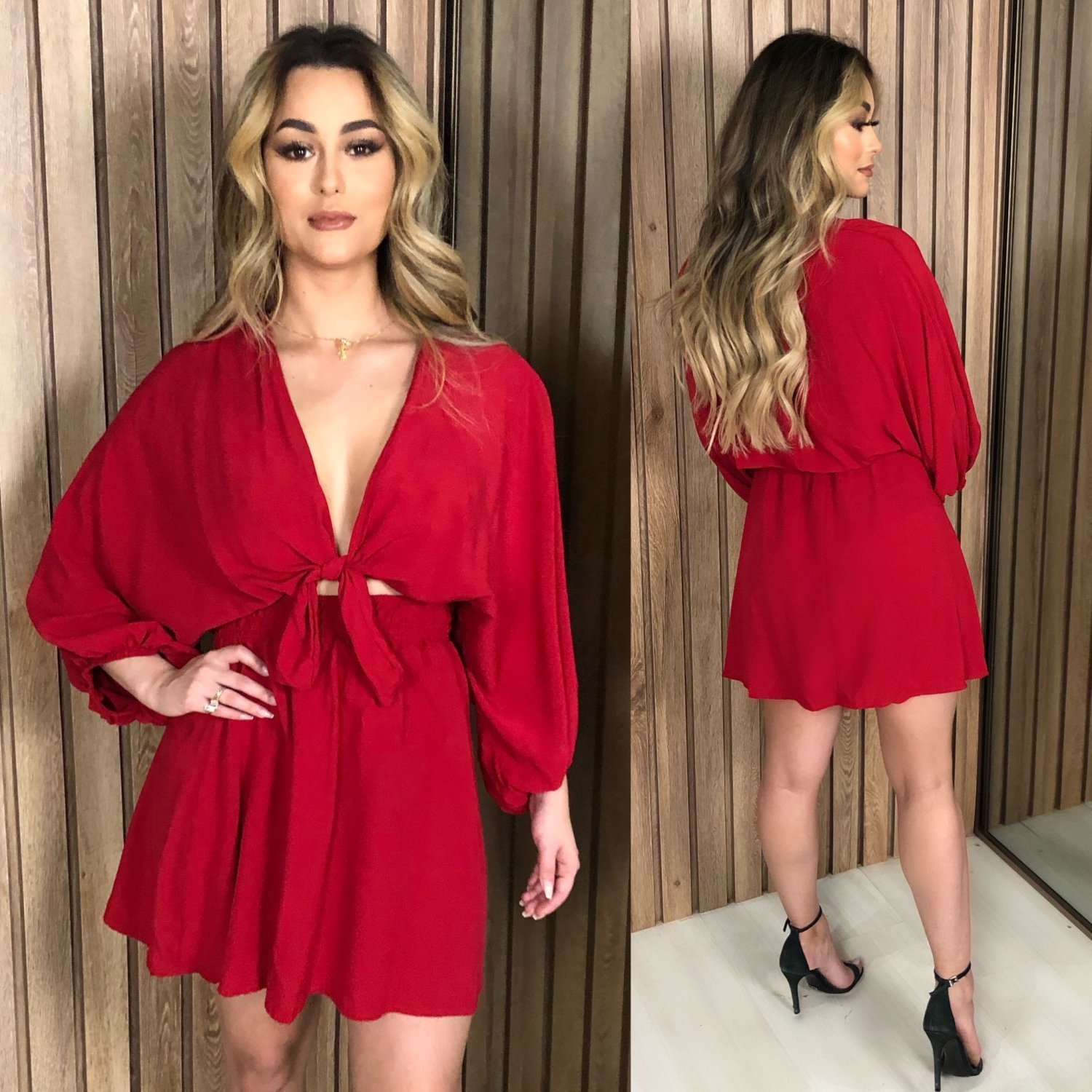 Vestido Manu - Vermelho - Image 3