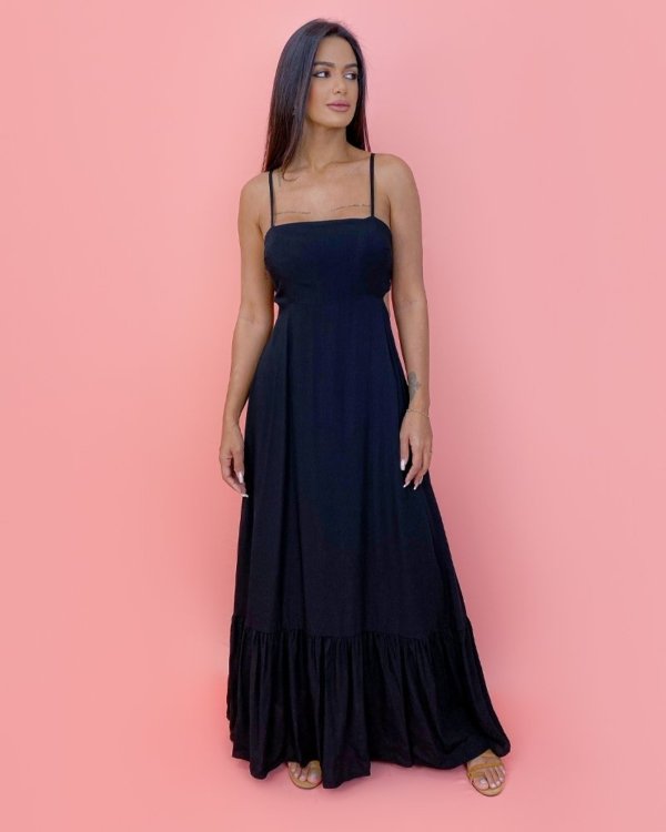 Vestido Ariel - Preto