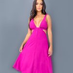 Vestido Viviane – Fúcsia