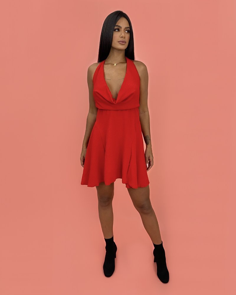 Vestido Josy - Vermelho - Image 2