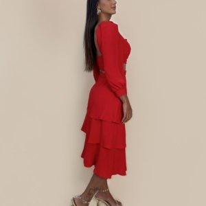 Conjunto Olga em Duna - Vermelho - Image 4