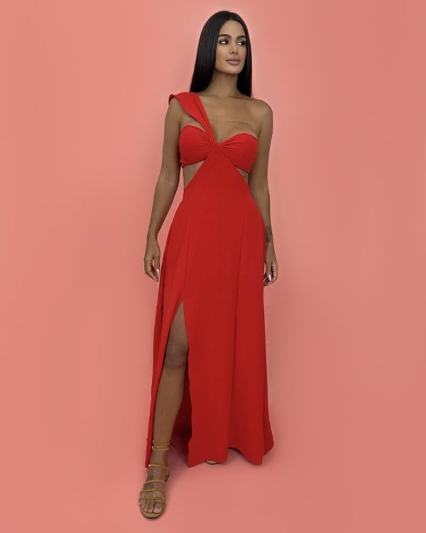 Vestido Antonela - Vermelho