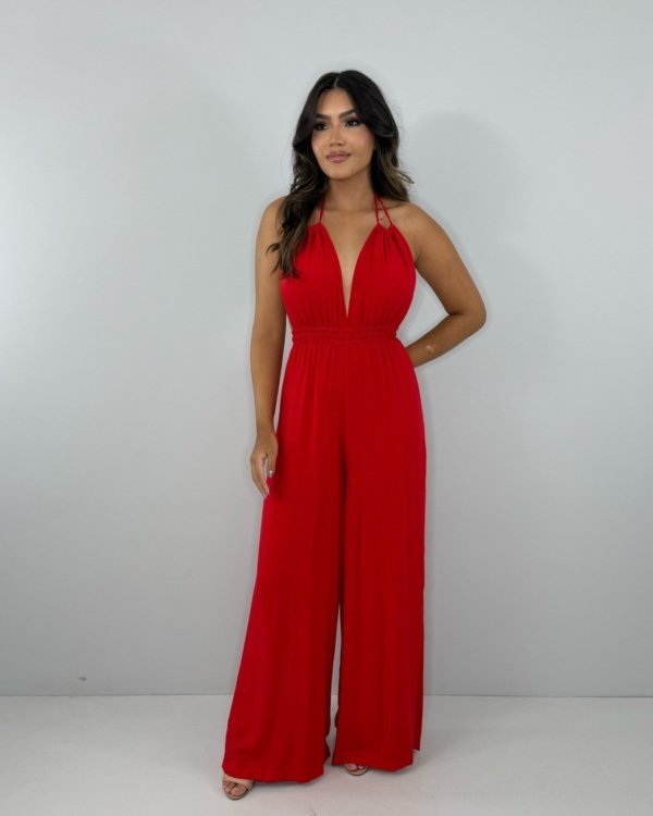 Macacão Carla - Vermelho