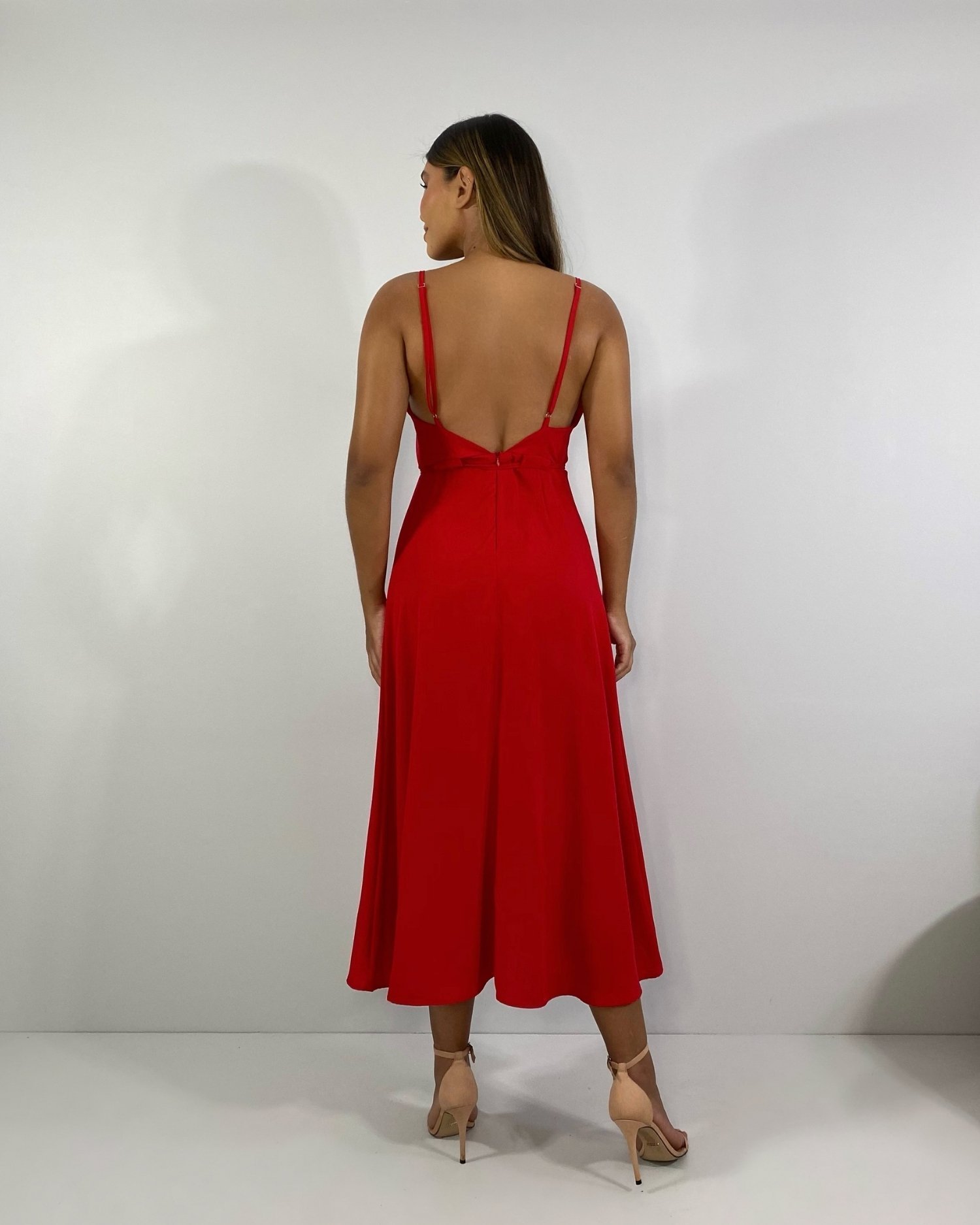 Vestido Felícia - Vermelho - Image 2