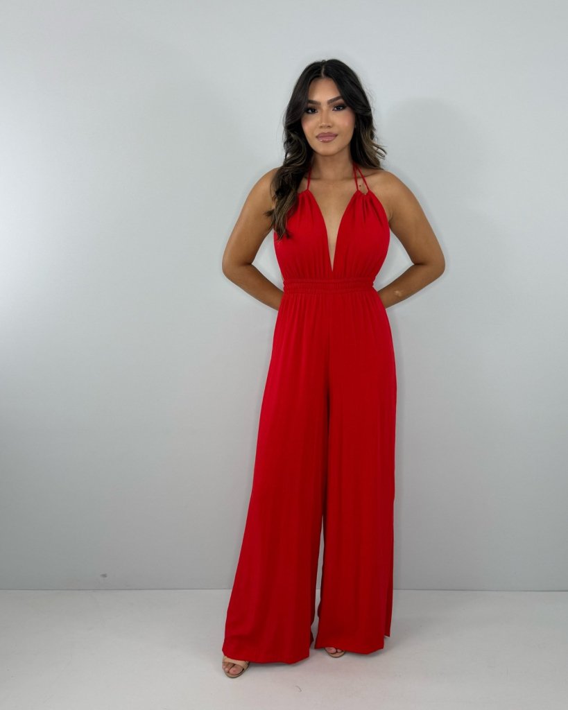 Macacão Carla - Vermelho