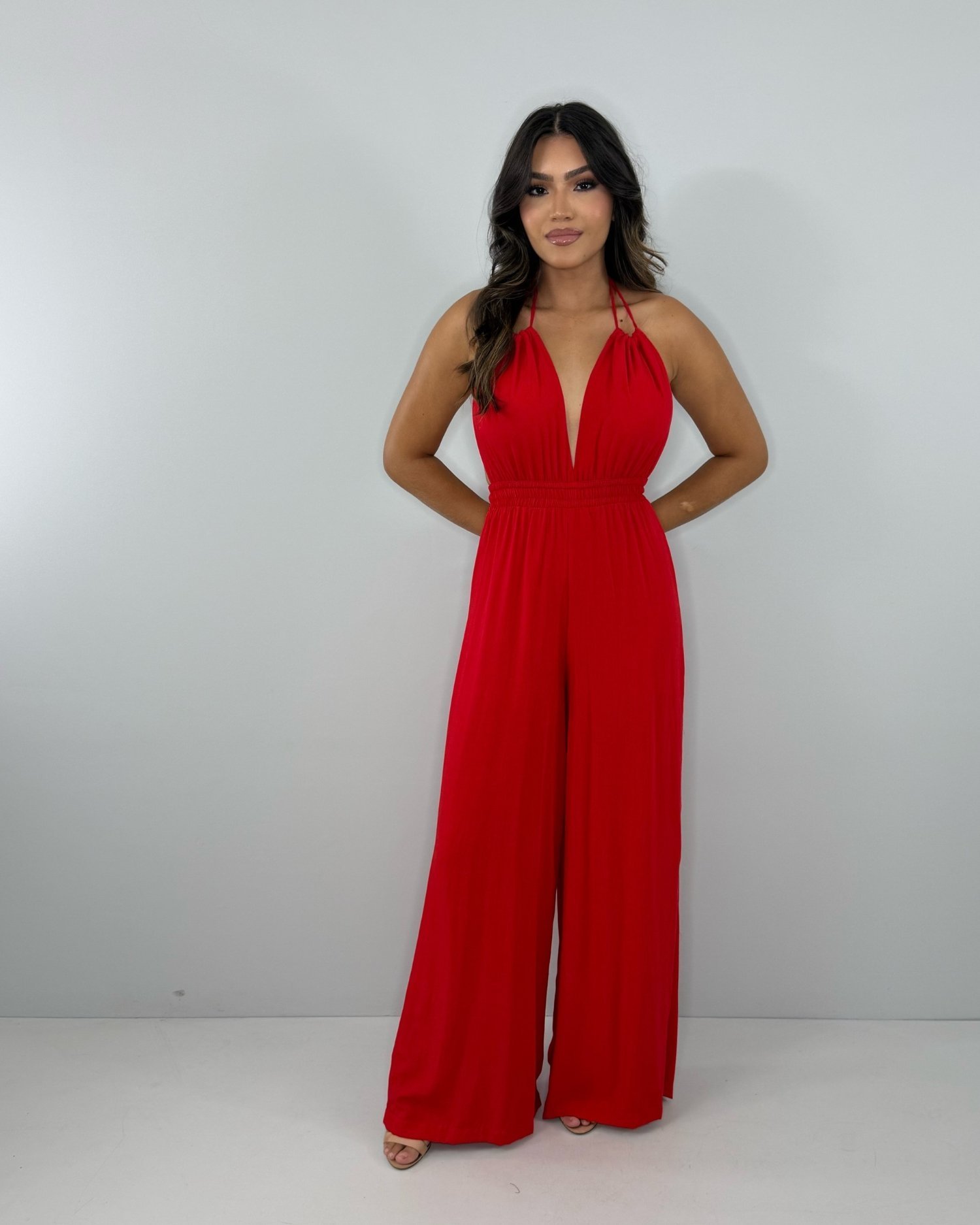 Macacão Carla - Vermelho - Image 1