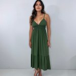 Vestido Beatriz – Verde Militar