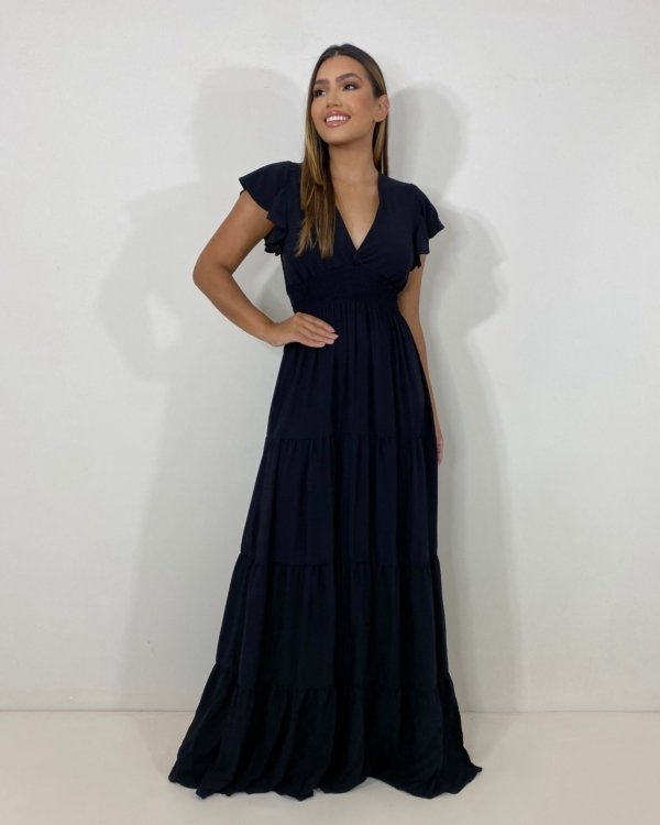 Vestido Laís Longo - Preto