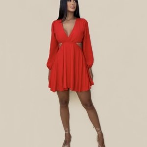 Vestido Leona - Vermelho - Image 4
