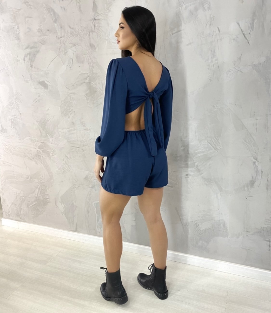 Macaquinho Lia - Azul Egeu - Image 2