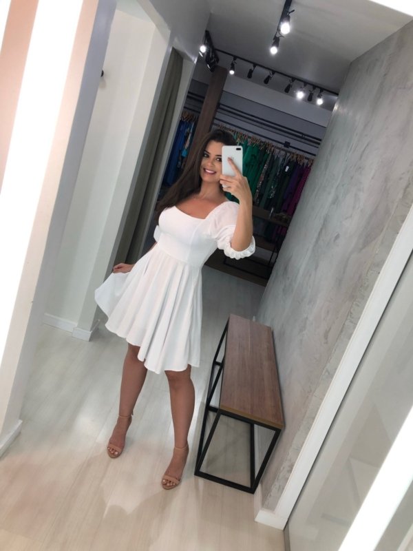 Vestido Anne - Branco