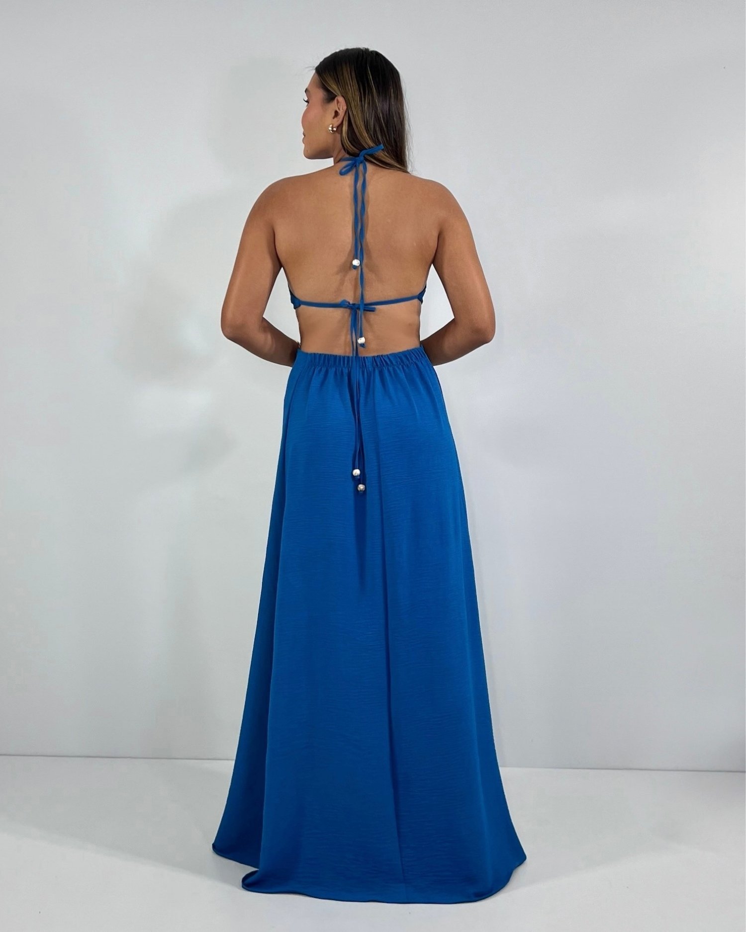 Vestido Melinda - Azul Petróleo - Image 5