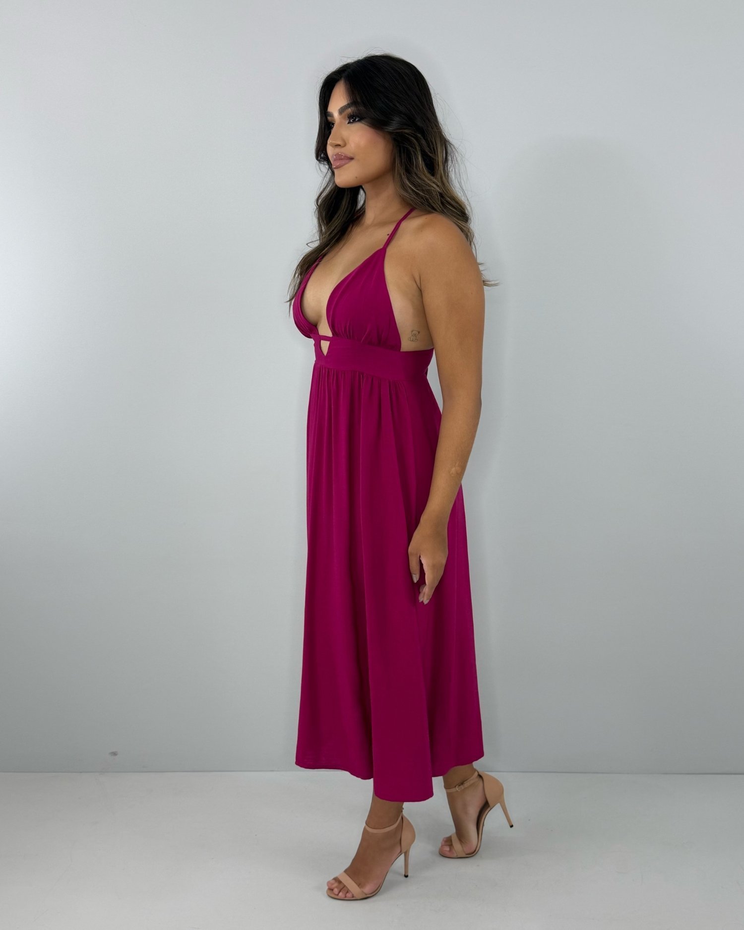 Vestido Heloína - Cereja - Image 4