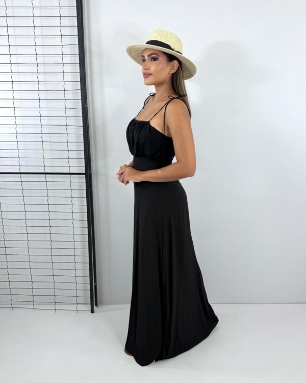 Vestido Drica Longo - Preto