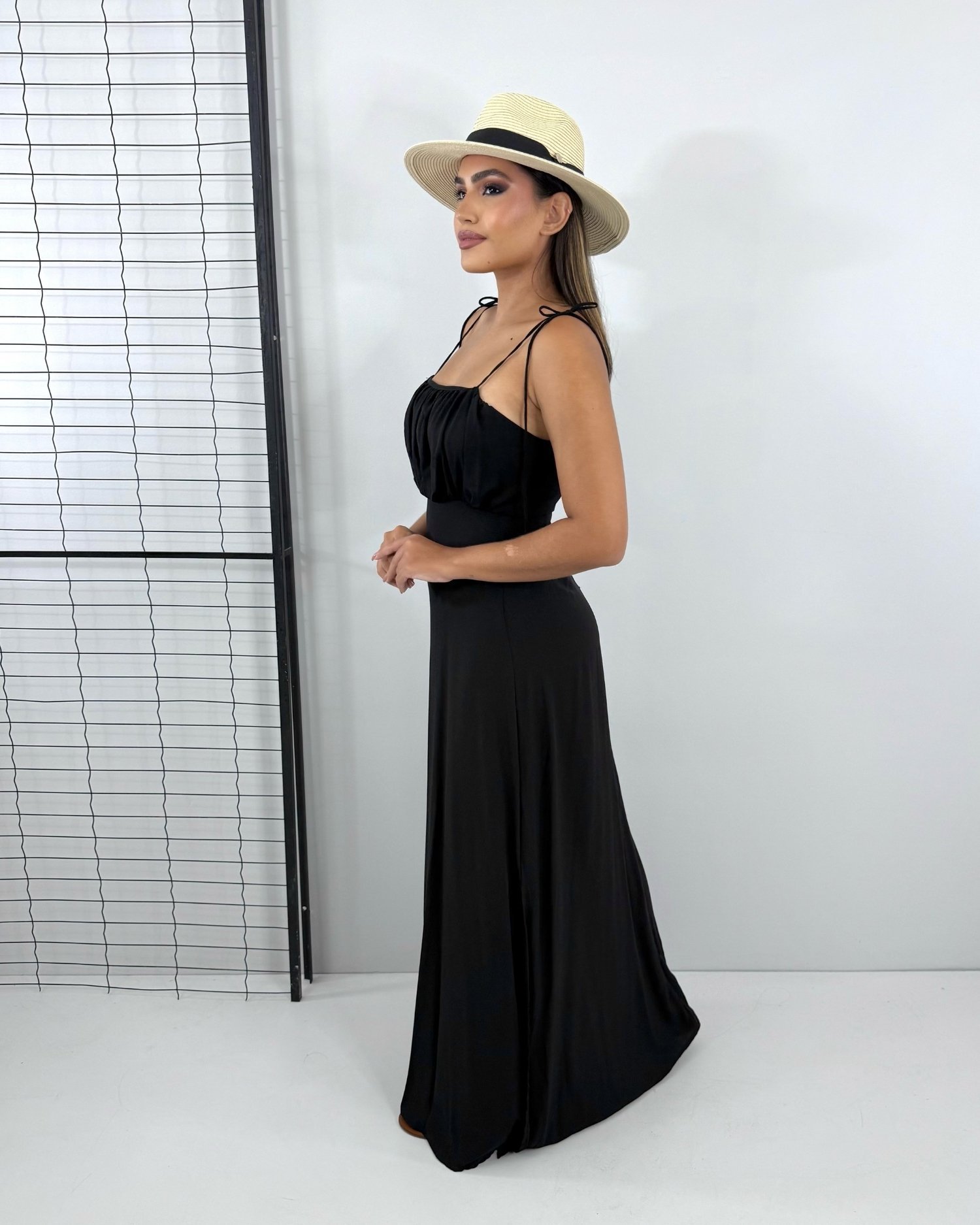 Vestido Drica Longo - Preto - Image 4