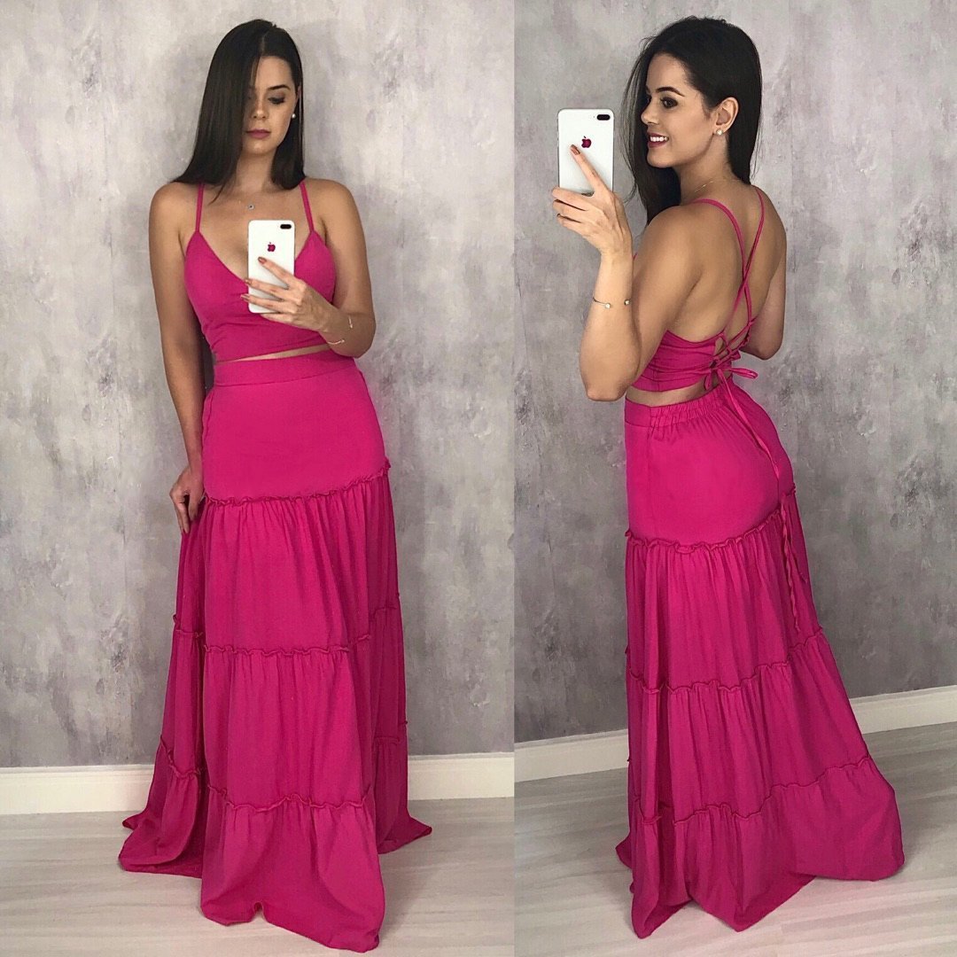 Conjunto Gabriela - Rosa Chiclete - Image 1