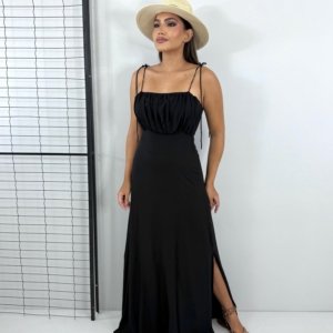 Vestido Drica Longo - Preto - Image 2