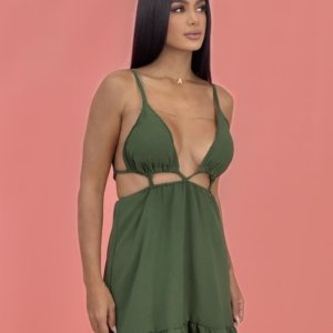 Vestido Nicole - Verde Militar - Image 1