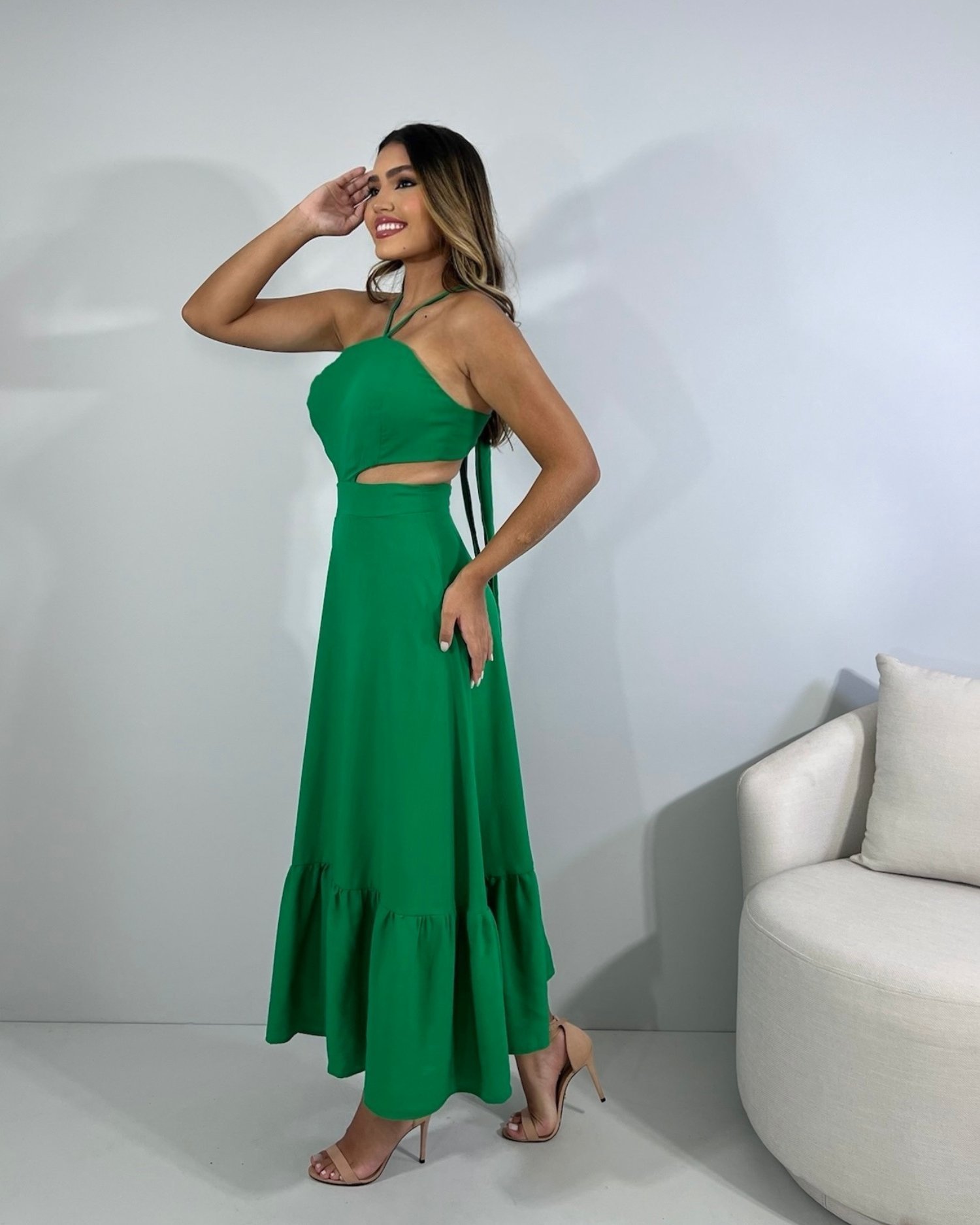 Vestido Aurora - Verde Bandeira - Image 6