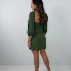 Vestido Yuna - Verde Militar - Image 5