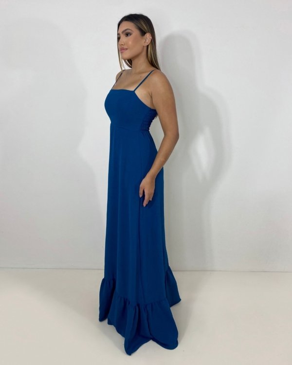Vestido Amelie - Azul Petróleo