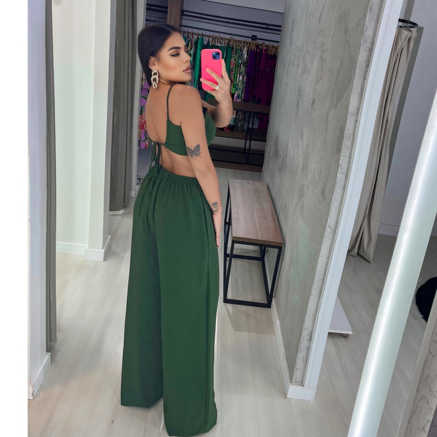 Macacão Helena - Verde Militar - Image 2