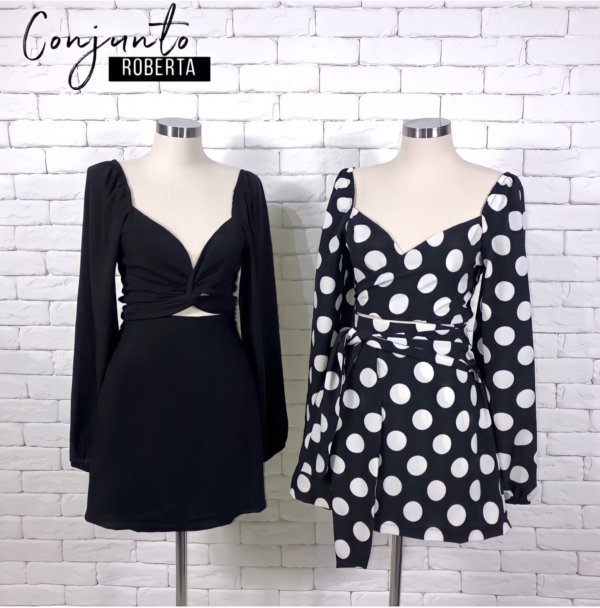 Conjunto Roberta - Preto