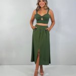 Conjunto Jamile – Verde Militar