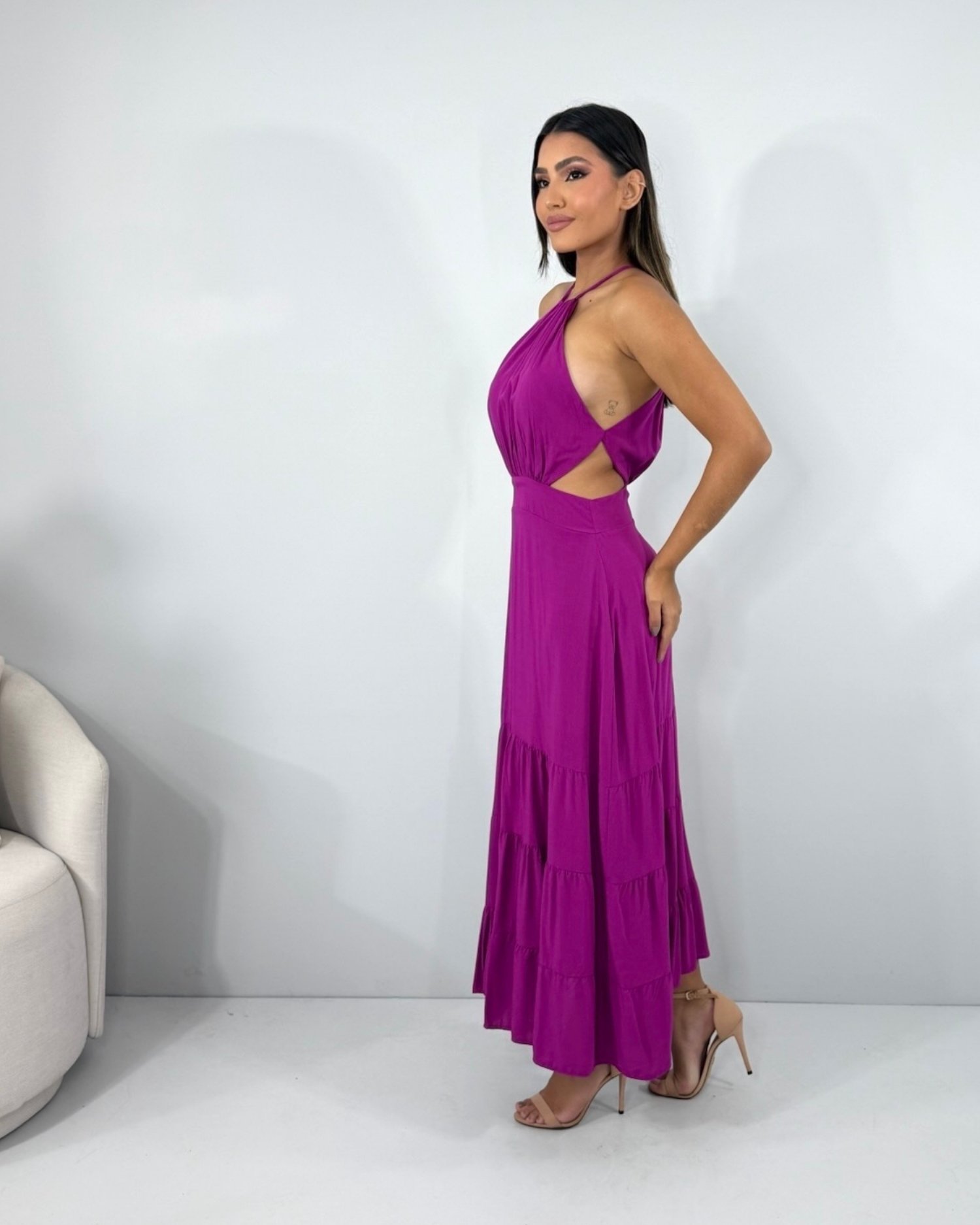 Vestido Estefane - Fúcsia - Image 11