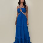Vestido Michelle – Azul Petróleo