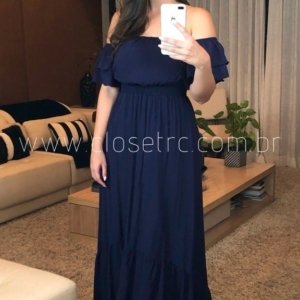 Vestido Gisele - Azul Marinho - Image 1