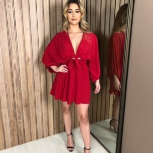 Vestido Manu - Vermelho - Image 1