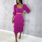 Conjunto Olga – Fúcsia