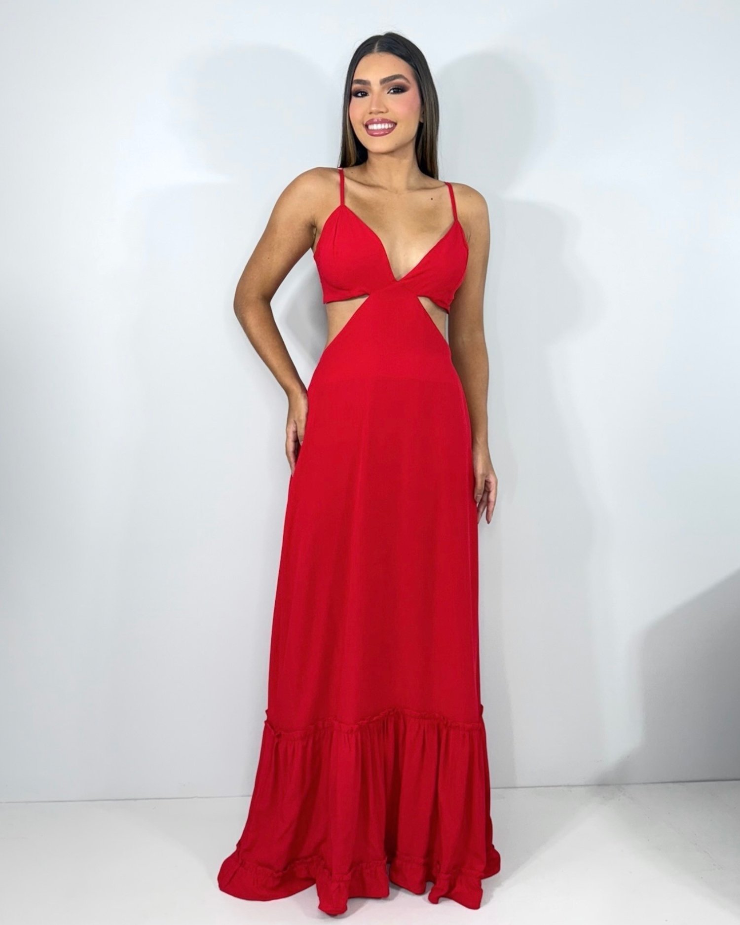 Vestido Launa - Vermelho - Image 3