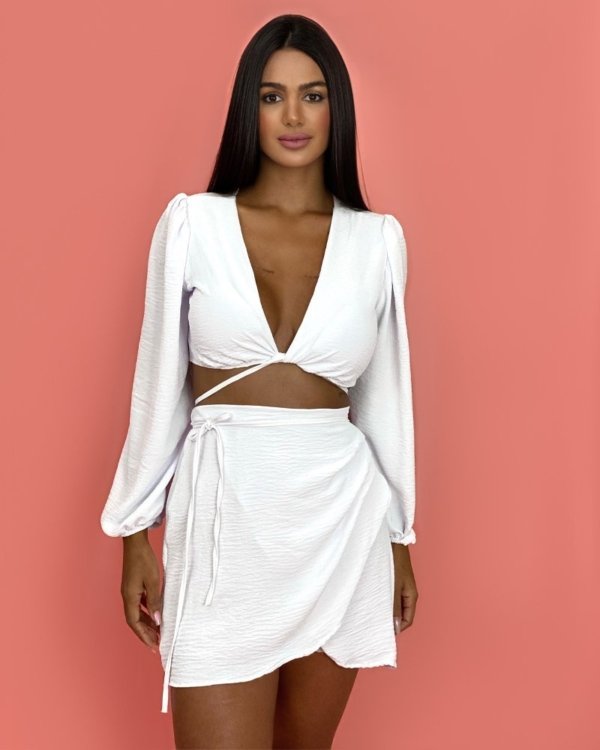 Conjunto Simone Saia - Branco